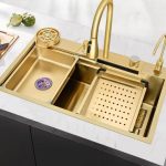 kitchen-modular-smar-sink-golden